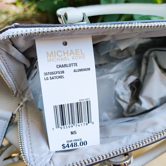 Michael Kors Charlotte Large Satchel - Picture 5 of 6